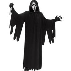 Adult Scream Ghost Face 25th Anniversary Hooded Robe Mens Halloween Costume