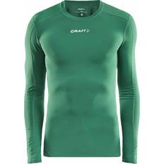 Craft Svedundertøj Craft Pro Control Kompression Langærmet Trænings T-shirt Herre Grøn