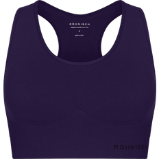 Fitness BH-er Röhnisch Sports-BH Seamless Soft Rib Sportsbra Blå