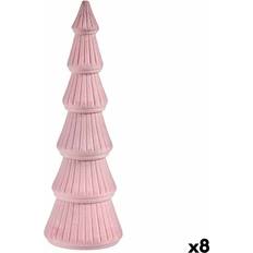Rosa Juldekorationer Sammet Rosa Julträd Dekor 12 x 34.5 x 12 cm Julgran