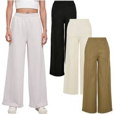Urban Classics Damen Trainingshose Ladies Straight Pin Tuck Sweat Pants - Softlila
