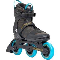 Man Inline Skates K2 Trio Lt Black/blue, Male, Apparatuur, Trainingsapparatuur, rolschaatsen, Zwart