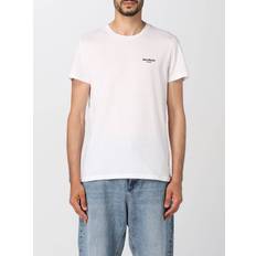 Balmain T-shirts Balmain Flocked T-shirt - Hvid
