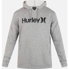 Hurley Herr Kläder Hurley O&o Solid Fleece Po Pullover Sweater, Dunkelgrau