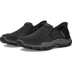 Mens slip ins Skechers USA Slip-Ins RF: Respected-Holmgren Men's Black Slip On