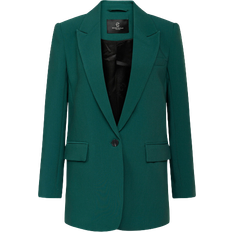 Bruuns Bazaar CindySus Frida Blazer - Atlantic Deep Green