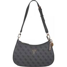 Guess Noelle 4G Logo Shoulder Bag - Black