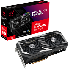 ASUS Radeon RX 7600 Grafikkort ASUS ROG Strix Radeo RX 7600 OC 1 x HDMI 3 x DP 8GB