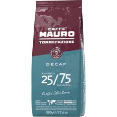 Koffeinfritt Hela kaffebönor Caffe Mauro Decaf 25/75 Kaffebönor 500g 1pack