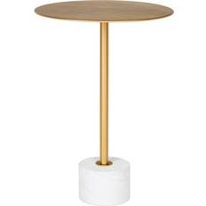 House Nordic Småborde House Nordic Lecco Brass/Marble Småbord 41cm