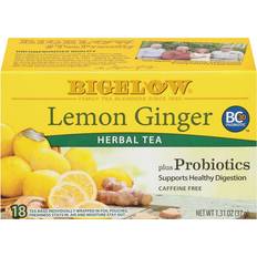 Tea Lemon Ginger Plus Probiotics Herbal Tea 1.3oz 18