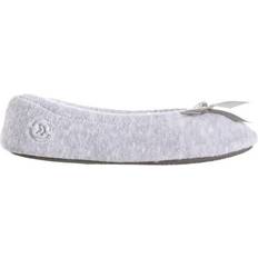 Grey Ballerinas Isotoner Classic Terry - Heather