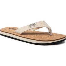 Natural - Women Flip-Flops Jack Wolfskin Damen Ecostride Slipper W Sandale, Natural/Cork