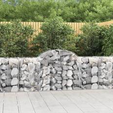 vidaXL Gabionkurver Buede 18 Stk 200 x 50 x 80 cm