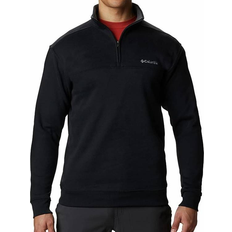 Columbia Men Sweaters Columbia Men’s Hart Mountain II Half Zip Sweatshirt - Black