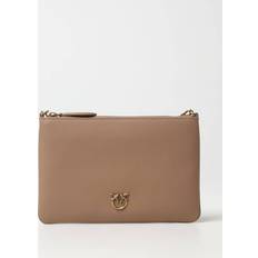 Pinko Flat Classic Clutch Taske - Beige