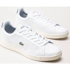 Lacoste Herre Sneakers Lacoste Carnaby Pro Sneaker White, Dark Green, Male, Sko, Sneakers, Hvid