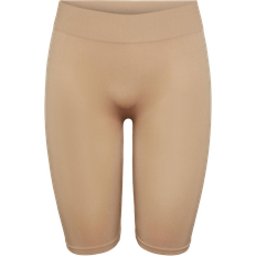 Beige Panty's Pieces Basic Bike Shorts - Nature