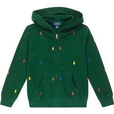 Polokragen Hoodies Polo Ralph Lauren Kids Kapuzenjacke aus Jersey Grün