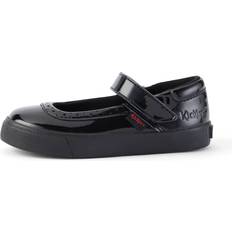 Kickers Infants Tovni Brogue Patent Shoes Black