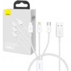 Baseus 3in1 USB MicroUSB Cable 3.5A 50cm