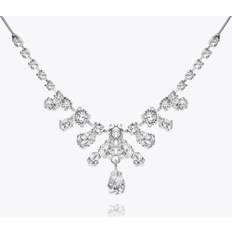 Caroline Svedbom Daphne Necklace Rhodium Crystal