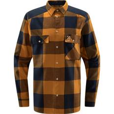 Haglöfs Timmer Long Sleeve Shirt - Desert Yellow/Tarn Blue