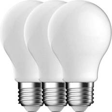 Nordlux Energetic GLS Frosted LED Light Bulb, E27, 6.8W, 806 Lumens, Warm White 2700K 3 Pack