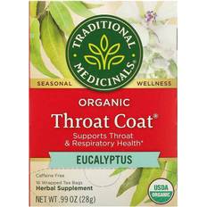 Organic Throat Coat Eucalyptus Tea Bags