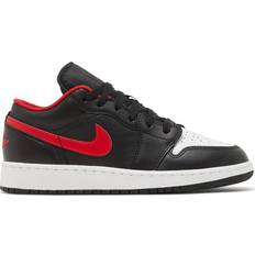 Nike Air Jordan 1 Low GS - Black/Fire Red/White