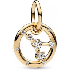 Transparent Berlocker & Hängen Pandora Moments Charm dangle Cancer Zodiac horoskop smycke 762708C01