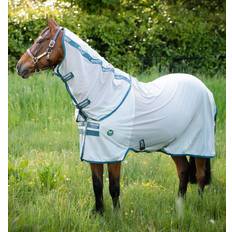 Plaster Hestedekk Horseware AmEco Bug Rug Silver/Electric Blue unisex