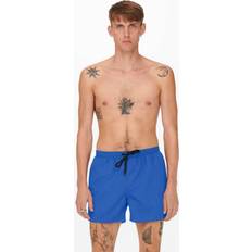 Blue Swimming Trunks Only & Sons Ted Swimsuit Blue