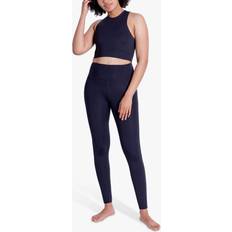 6XL Leggings Compressive High Rise Leggings - Schwarz