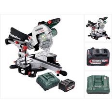 Metabo Batterij Afkortzagen Metabo 614216920 Accu-kapzaag Incl. accu, Incl. lader 216 mm 30 mm