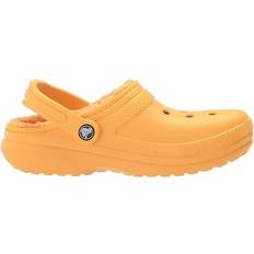 Faux Fur - Women Outdoor Slippers Crocs Classic Lined Realtree Edge - Orange Sorbet