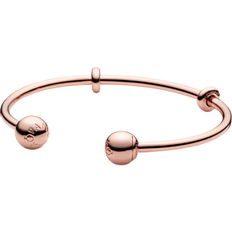 Pandora Moments Open Bangle - Rose Gold