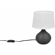 Ceramica Lampade da tavolo Trio Lighting Reality Leuchten R50371025 Martin E14 Cappuccino 20 x 20 x 29 cm Marrone Lampada da tavolo