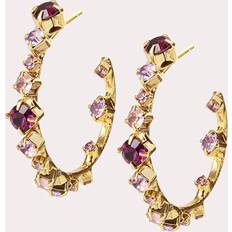 Caroline Svedbom Lila Smycken Caroline Svedbom Mini Antonia Hoops Violet