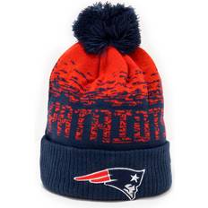 Huer New Era NFL England Patriots Pom Beanie Hat, Navy One