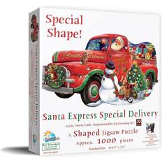 Plastic Classic Jigsaw Puzzles Sunsout Santa Express Delivery 1000 Pieces