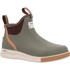 Green Rain Boots Xtratuf Men's in Ankle Deck Boot Sport