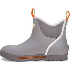 Gray - Men Rain Boots Xtratuf men's wheelhouse ankle deck boot gray