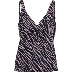 Color sólido Tankinis Lascana Zebra Print Underwired Tankini Top