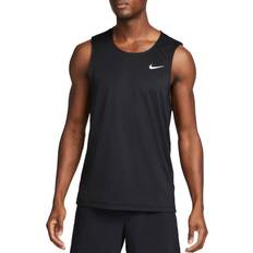 Elastane/Lycra/Spandex Tank Tops Nike Men's Ready Dri-FIT Fitness Tank - Black/Cool Grey/White