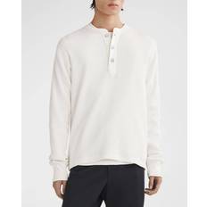 Rag & bone henley Rag & Bone White Garment-Dyed Henley