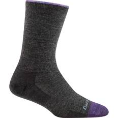 Darn Tough Femme Chaussettes Darn Tough Solid Basic Crew Lightweight Socks Women's Charcoal