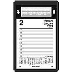 Black Desk Mats At-A-Glance 2024 Style Daily Desk Pad Calendar