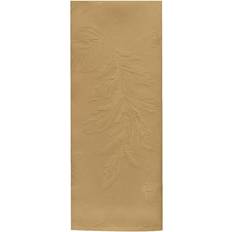 Yellow Cloth Napkins Elrene Elegant Woven Leaves Jacquard Damask Set 17 x 17 in Pack of 8 Gold Cloth Napkin Yellow, Gold (50.8x50.8cm)