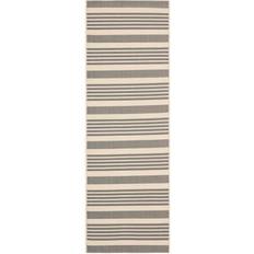 Safavieh Courtyard Gray, Beige 27x79"